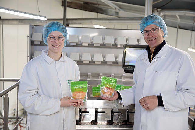 gotowe opakowania produktów po wykorzystaniu naważarki