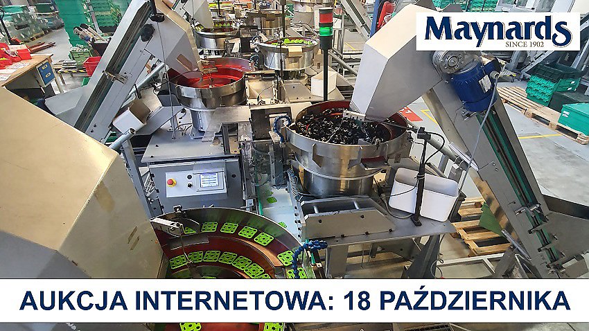 Wyprzedaz maszyn w aukcji internetowej