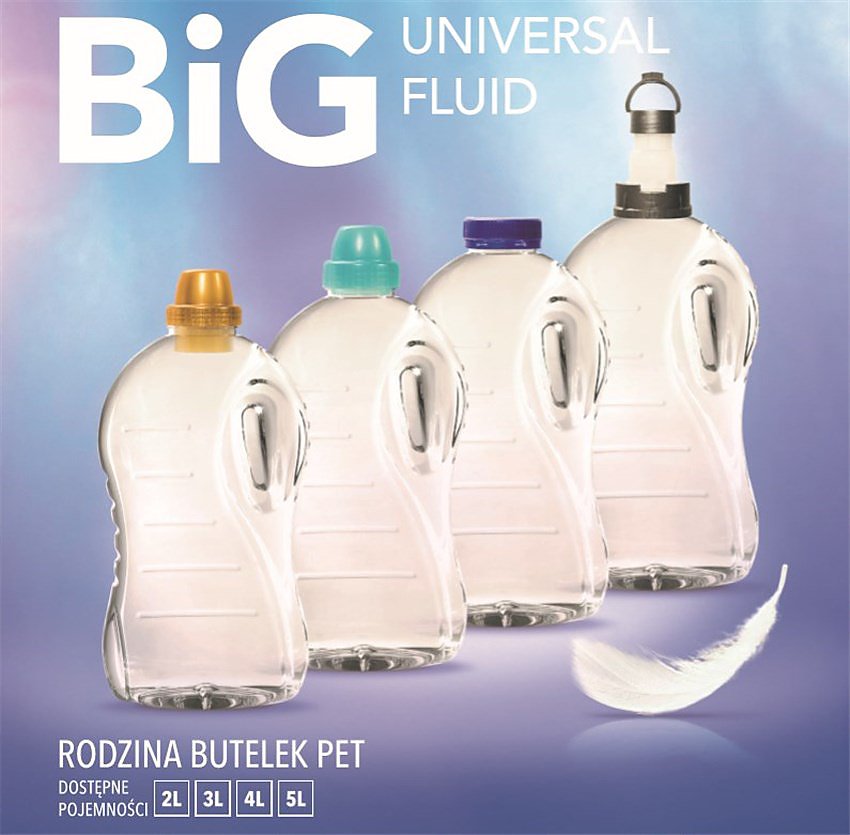 TOP OFERTA: Poręczna, wygodna butelka z serii BIG UNIVERSAL FLUID