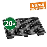 20 Palet plastikowych 1200x800 mm (09-161EOS-Z20)