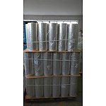 Biaxer 40 xx PP Folia na przykrywki do tacek PP 584mm wielokrotne otwieranie, zamykanie