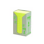 Bloczek samoprzylepny ekologiczny Post-it 38x51mm żółty 24szt. (3M-FT510110388)