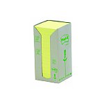 Bloczek samoprzylepny ekologiczny Post-it 76x76mm żółty 16szt. (3M-FT510110347)