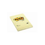 Bloczek samoprzylepny Post-it 102x152mm w kratke żółty (3M-FT510010638)