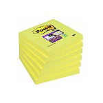 Bloczek samoprzylepny Post-it Super Sticky 76x76mm żółty (3M-70005197887 654-12SSCY)