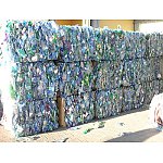 Butelka PET niebiesko -zielona mix
