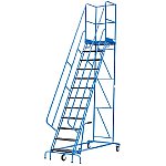 Drabina magazynowa jezdna trójkołowa DMP h1=3500 mm (08-013)