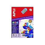 Etykiety na płyty APLI AP2001 CD/DVD matowe usuwalne 25ark. (AP2001)