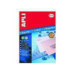 Etykiety transparentne APLI AP10053 210x297mm 10ark. (AP10053)