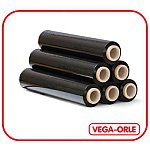 Folia stretch czarna 1,5 kg   -- 23 mic