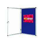 Gablotka w ramie aluminiowej BI-OFFICE filcowa 60x90cm (GVT630107150)