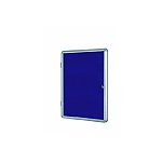 Gablotka w ramie aluminiowej BI-OFFICE filcowa 90x120cm (GVT640107150)