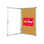 Gablotka w ramie aluminiowej BI-OFFICE korkowa 60x90cm (GVT630101150)