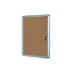 Gablotka w ramie aluminiowej BI-OFFICE korkowa 90x120cm (GVT640101150)