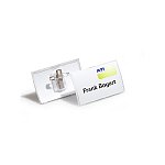 Identyfikator DURABLE Click Fold z klipem 40x75mm 25szt. (8211-19)
