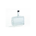Identyfikator DURABLE z klipem z akrylu 85x54mm 25szt. (8005-19)