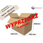 II gat. karton 600x400x400 - 10szt. fala C wymiary zewn. _ pudełko (600400400_GAT2)
