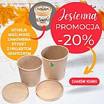JESIENNA PROMOCJA 🛒 KUBKI KARTONOWE – 20%