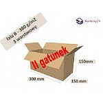 karton 300x150x150 - 20szt. _ pudełko II gat. (3001501502GAT)