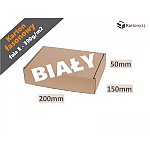 Karton fasonowy 200x150x50 biały - 50szt. _pudełko (FAS20015050B)