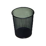 Kosz na śmieci Q-CONNECT metalowy z siatki czarny 19l (KF00871)