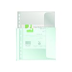 Koszulka na dokumenty Q-CONNECT z klapką B4/100mic 10szt. (KF15726)