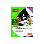 Papier fotograficzny APLI A4 błyszczący 210g/m2 100ark. (AP11833)