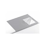 Podkładka na biurko DURABLE z zabezpieczeniem krawędzi 650x500mm szara (7293-10)