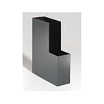 Pojemnik na czasopisma DURABLE Cubo czarny (7727-01)