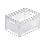 Pojemnik plastikowy BASIC transparentny 400x300x220 (09-444-L)