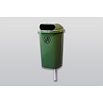 Pojemnik plastikowy na śmieci 50 l (61643)