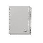 Przekładki polipropylenowe DURABLE A4 z indeksami szare 1-52 5op. (6504-10)