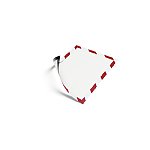 Ramka samoprzylepna magnetyczna DURABLE Duraframe A4 2szt. czerwono-biała (4944-132)