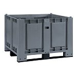 Skrzyniopaleta plastikowa 1200x1000 na 3 płozach (09-124802)