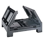 Skrzyniopaleta plastikowa składana 1200x1000 (09-124721)