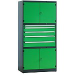 Szafa narzędziowa PSN/2L4  - 1950x960x530 mm 7024/6018 (06-3155)