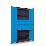 Szafa narzędziowa SN880/2S2 - 1950x880x535 mm 7024/5015 (06-241 7024/5015)