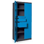 Szafa narzędziowa SN880/S2 - 1950x880x535 mm 7024/5015 (06-153 7024/5015)