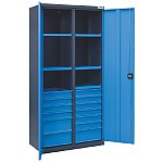 Szafa narzędziowa SN900 ZP 01  - 1950x900x535 mm 7024/5015 (06-4547 01)