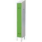 Szafka bhp SUP E300-01 na nóżkach z daszkiem 7035/6018 (06-5723 D/N 7035/6018)