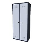 Szafka ubraniowa pracownicza SUP E400-02 7024/7035 (06-5728 7024/7035)