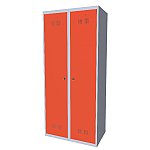 Szafka ubraniowa pracownicza SUP E400-02 7035/2003 (06-5728 7035/2003)