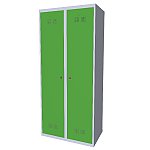 Szafka ubraniowa pracownicza SUP E400-02 7035/6018 (06-5728 7035/6018)