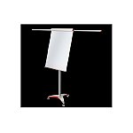 Tablica flipchart 2x3 Mobilechart Pro Red z wyciąganymi ramionami na kółkach (TF18)