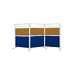 Tablica moderacyjna suchościeralno-magnetyczna 2x3 120x60cm (TMS126)