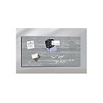 Tablica suchościeralno-magnetyczna SIGEL 91x46cm szklana szary beton (SGL148)