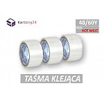 taśma 48x60 HOTMELT transparent a'6szt. (T4860hottr)