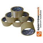 Taśma pakowa SMART akryl 48mm/60y bezbarwna - 1 szt