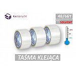 taśma solvent 48x66 transparent a'6szt. (T4866SOLTR)