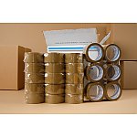 Taśma solvent brązowa 48x66 SMART - karton 36 szt. (KT4866SOLBR)